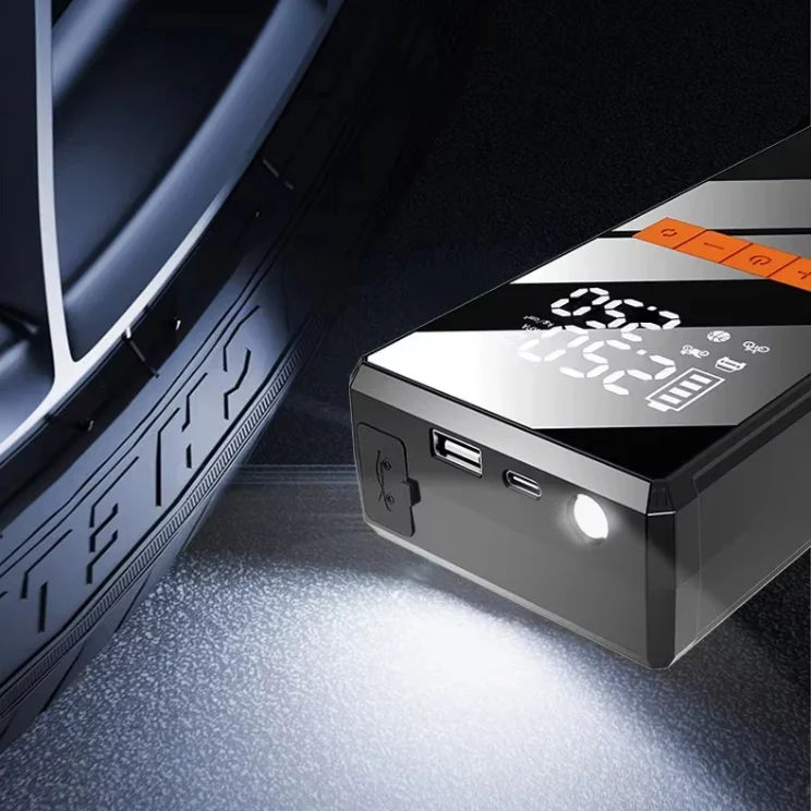 Booster Démarrage 3-en-1 | Compresseur Pneus & Power Bank - Image 3