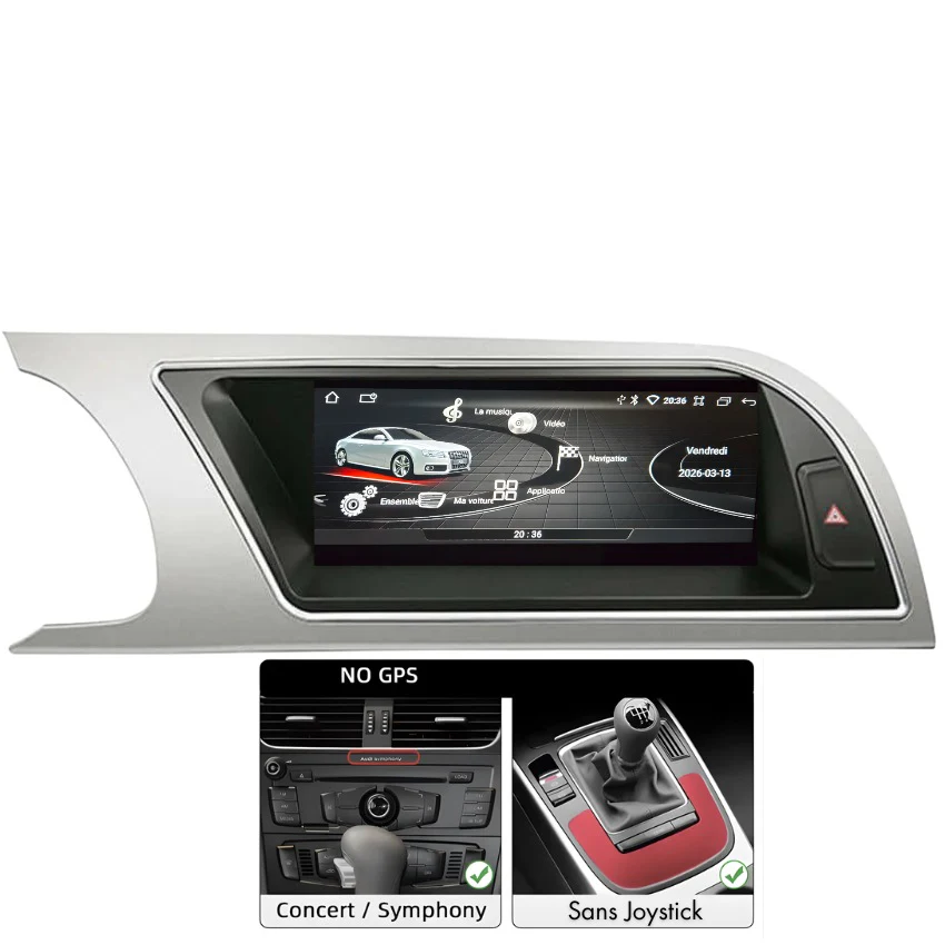 Ecran Autoradio Carplay Audi A4 A5 B8 - Image 11
