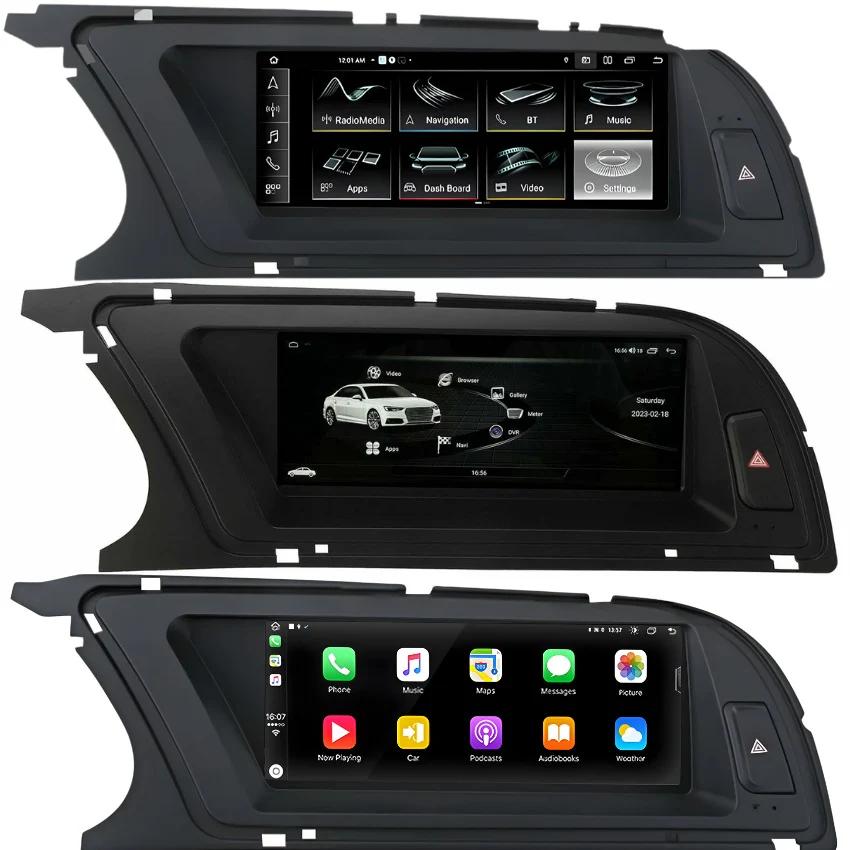 Ecran Autoradio Carplay Audi A4 A5 B8 - Image 4