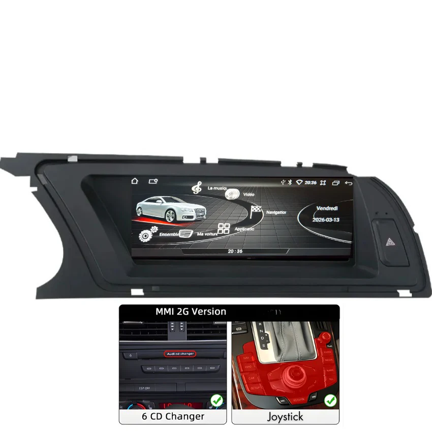 Ecran Autoradio Carplay Audi A4 A5 B8 - Image 6