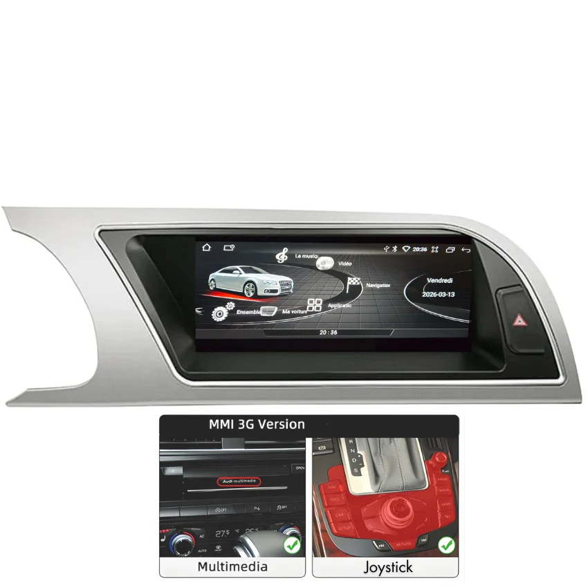 Ecran Autoradio Carplay Audi A4 A5 B8 - Image 8