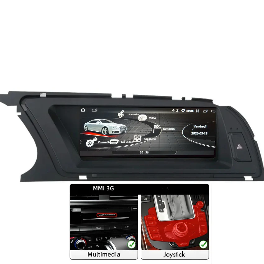 Ecran Autoradio Carplay Audi A4 A5 B8 - Image 9