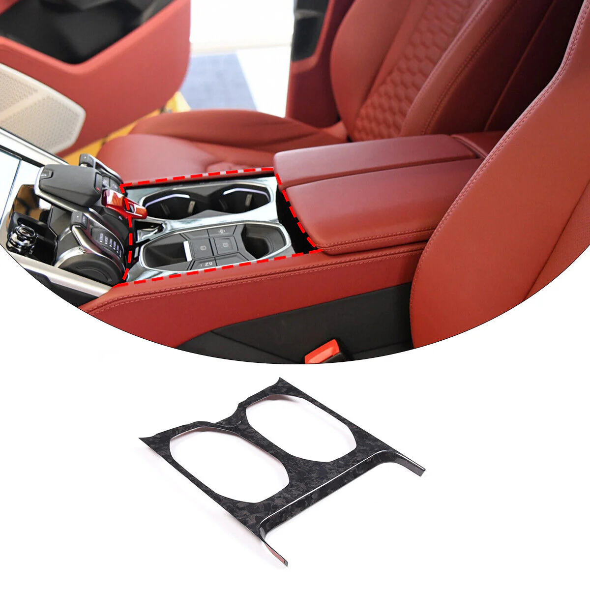 Insert Carbon Forgé Interieur Lamborghini Urus - Image 2