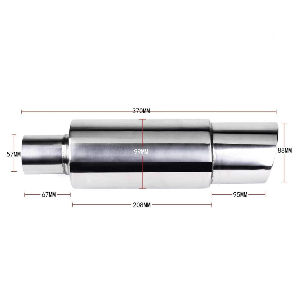 Echappement Silencieux Universel Inox 89mm - Image 4